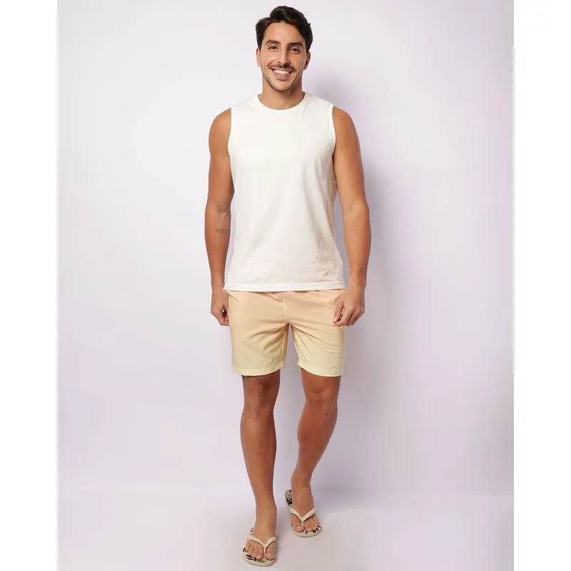Short Masculino Surf Degradê Com Bolsos Laranja G
