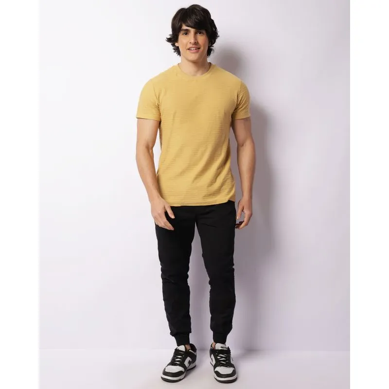 Calça Masculina Sarja Jogger Com Bolso Preta G