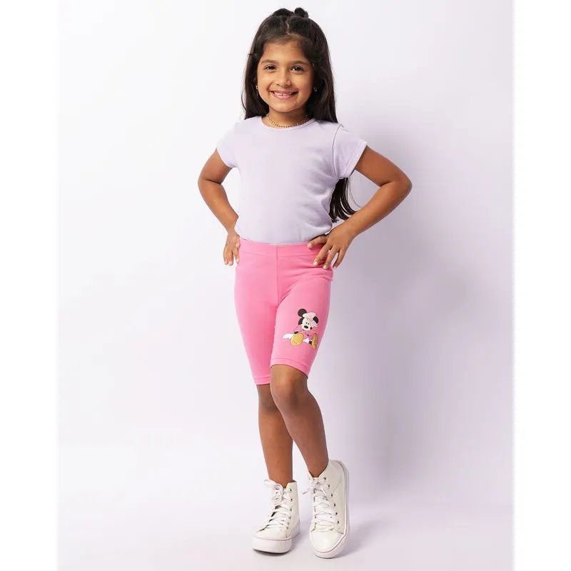 Bermuda Infantil Ciclista Disney Estampa Minnie Rosa 8