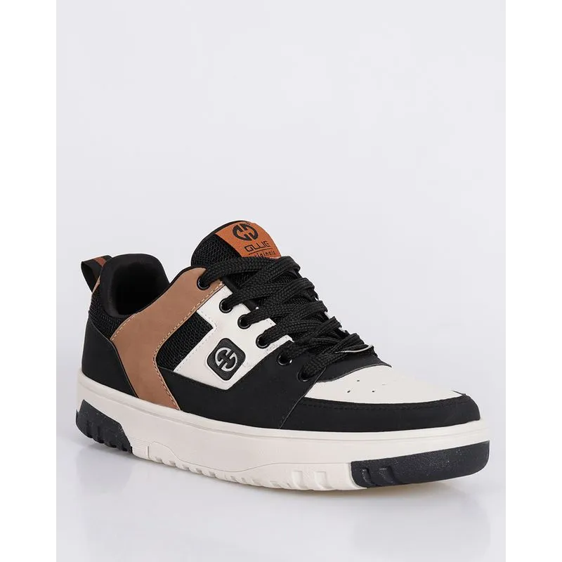 Tênis Masculino Casual Ollie Tyger Com Recortes Bege 42