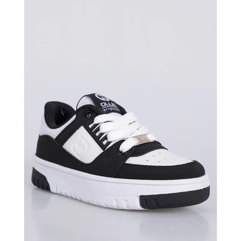 Tênis Infantil Casual Ollie Com Recortes Preto 28