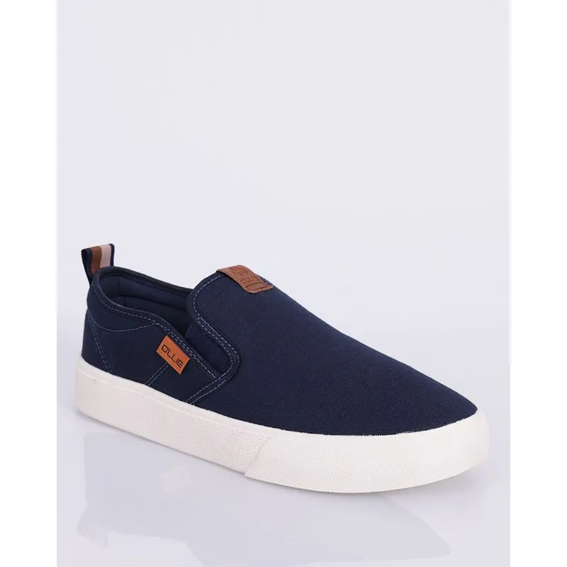 Tênis Masculino Casual Ollie Slip On Marinho 40