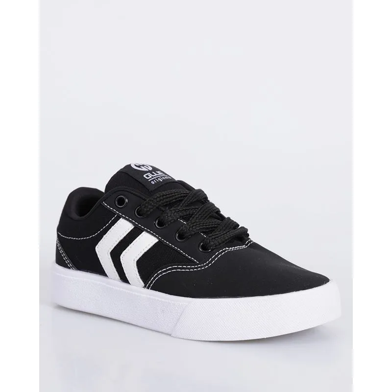 Tênis Infantil Casual Com Recortes Ollie Preto 36