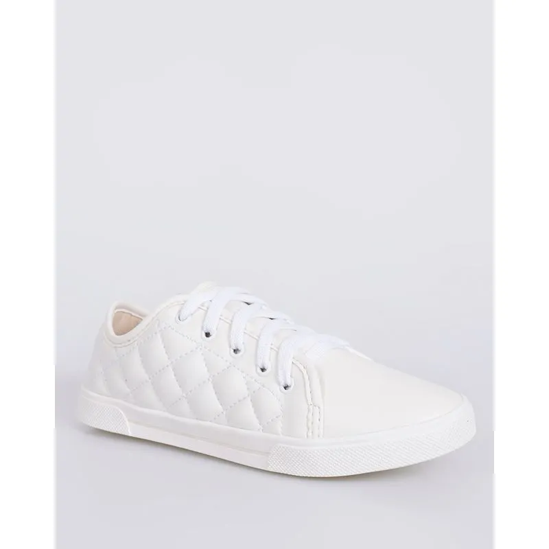 Tênis Feminino Giovanna Dias Casual Matelassê Branco 38