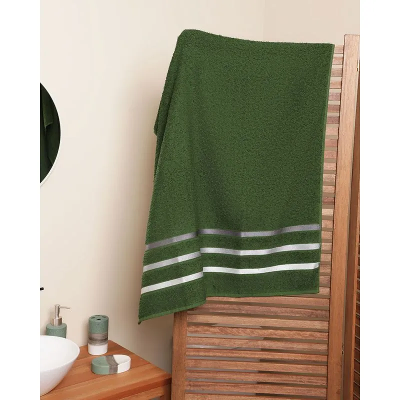 Toalha De Banho Teka 1,30 X 70cm Dry Luiza Verde UN