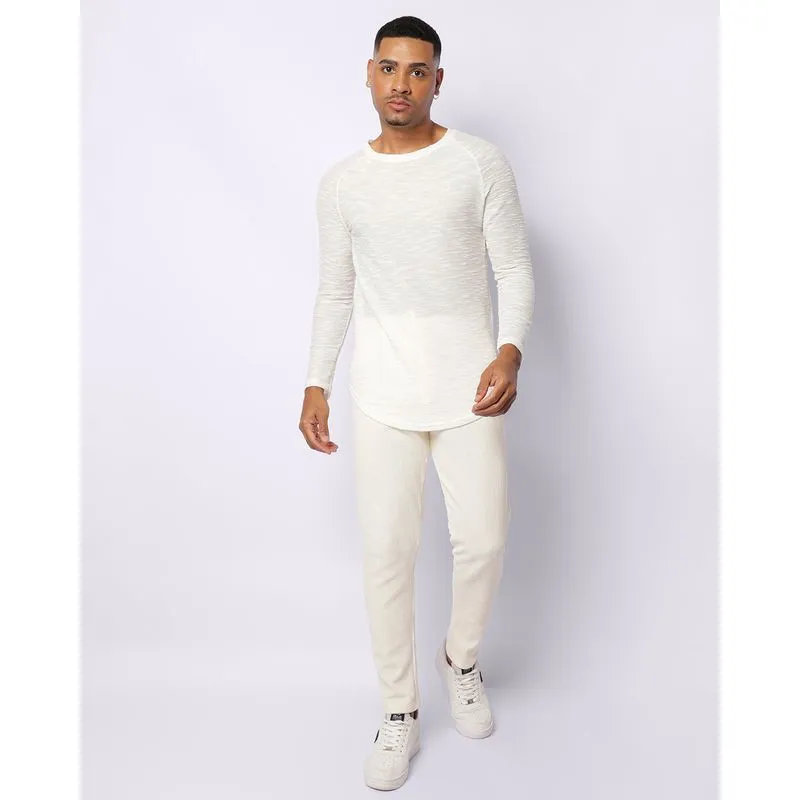 Calça Masculina Crochê Sim Off White M