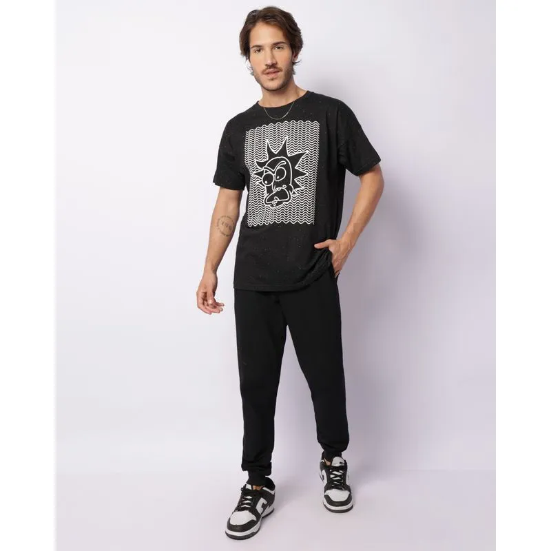 Calça Masculina Jogger Texturizada Preta GG