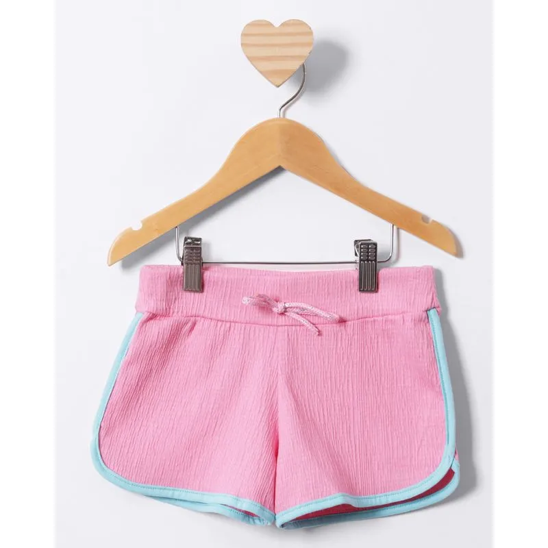 Short Bebê Anarruga Boxer Laço Rosa 1