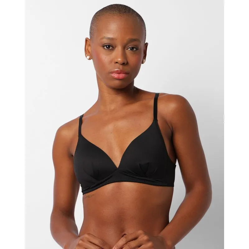 Sutiã Feminino Triangulo Com Bojo Preto 46