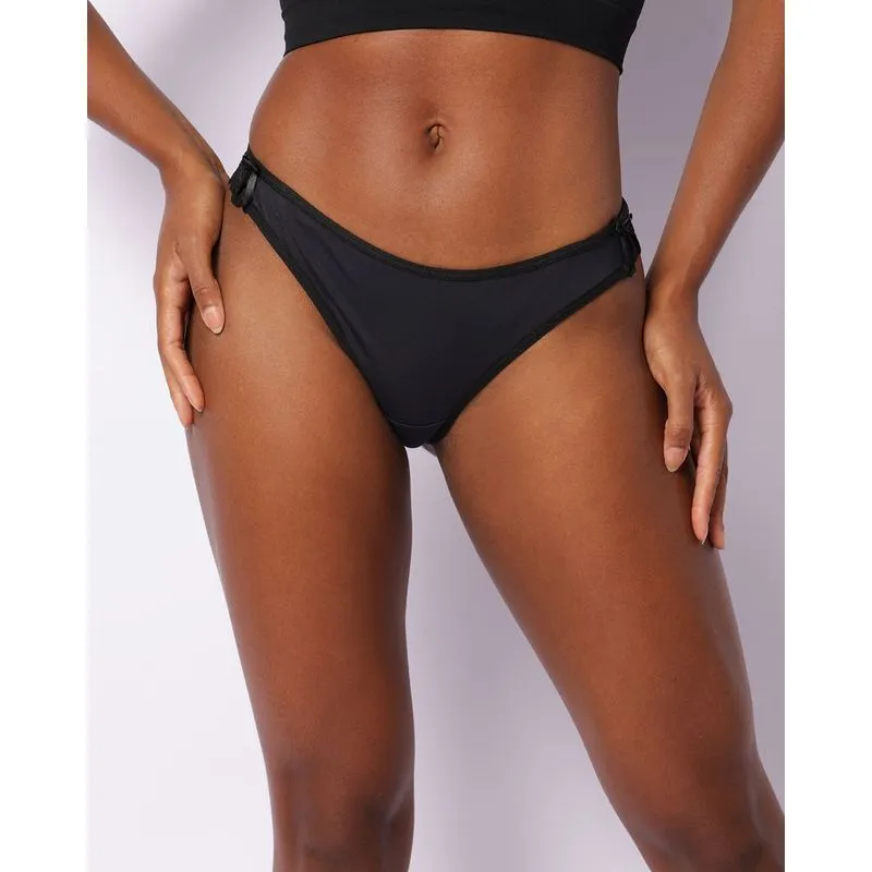 Calcinha Feminina Fio Dental Com Renda Preta P