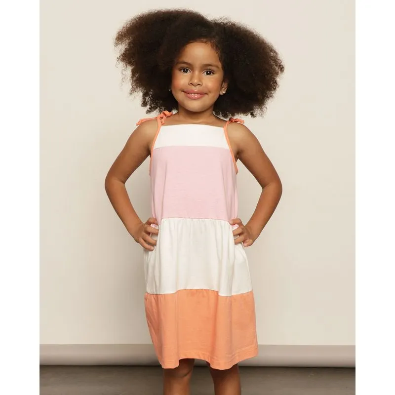 Vestido Infantil Curto Alcinha Três Marias Rosa 4