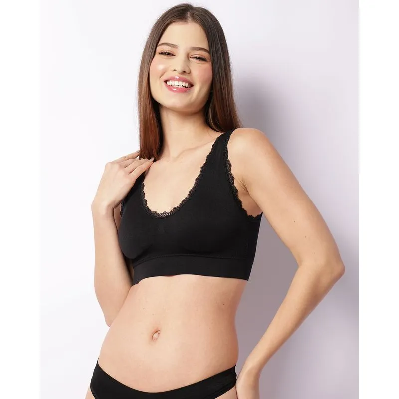 Sutiã Feminino Top Com Bojo Removível Preto G
