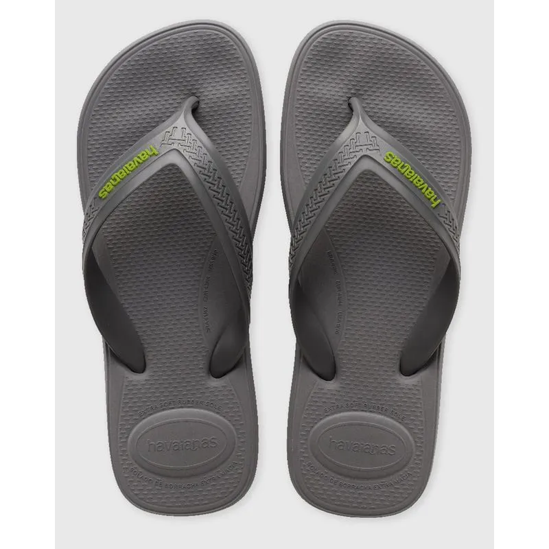 Chinelo Havaianas Masculino Top Max Comfort Cinza 37/38