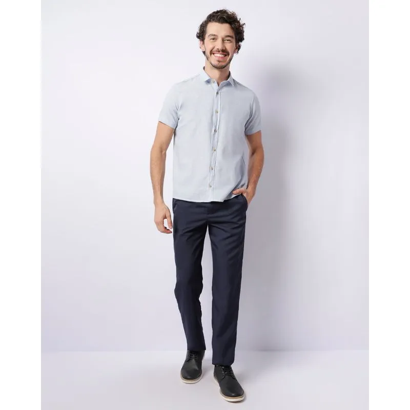Calça Social Masculina Reta Marinho 48