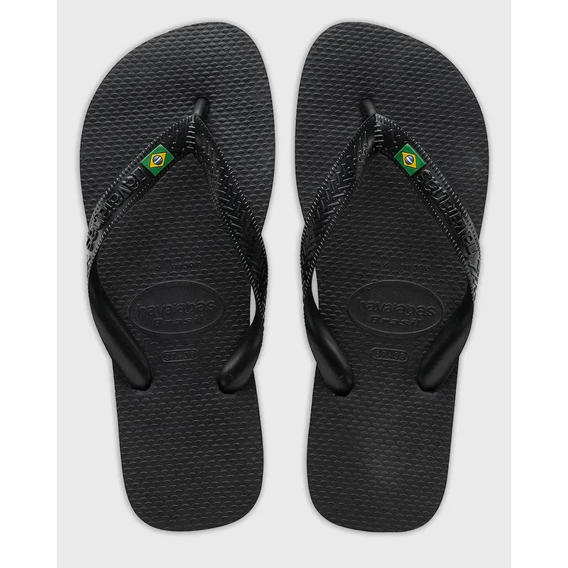 Chinelo Havaianas Masculino Brasil Preto 45/46