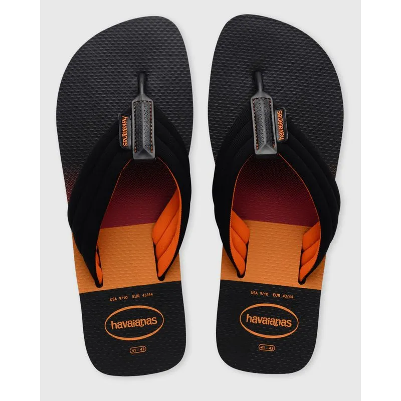 Chinelo Havaianas Masculino Urban Print Preto 43/44