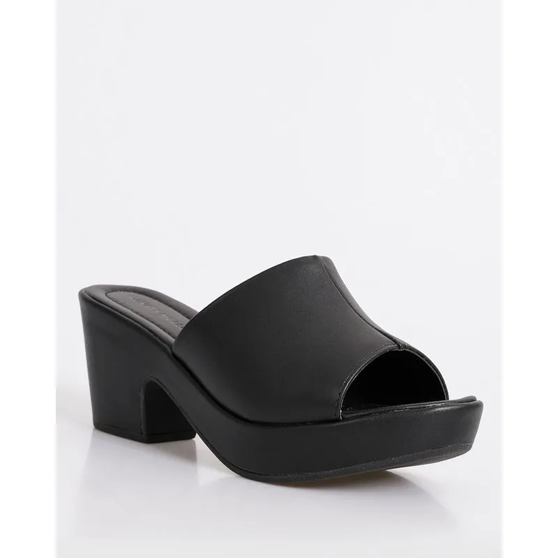 Tamanco Feminino Renata Mello Salto Bloco Preto 34