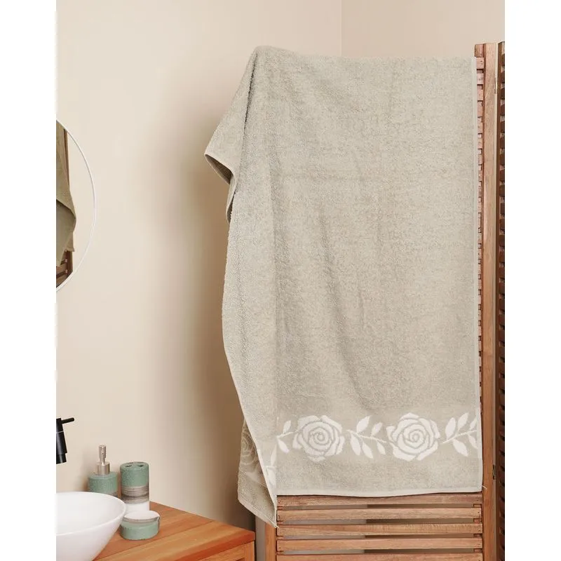 Toalha Banho Camesa 70cm x 140cm Siena Bege UN