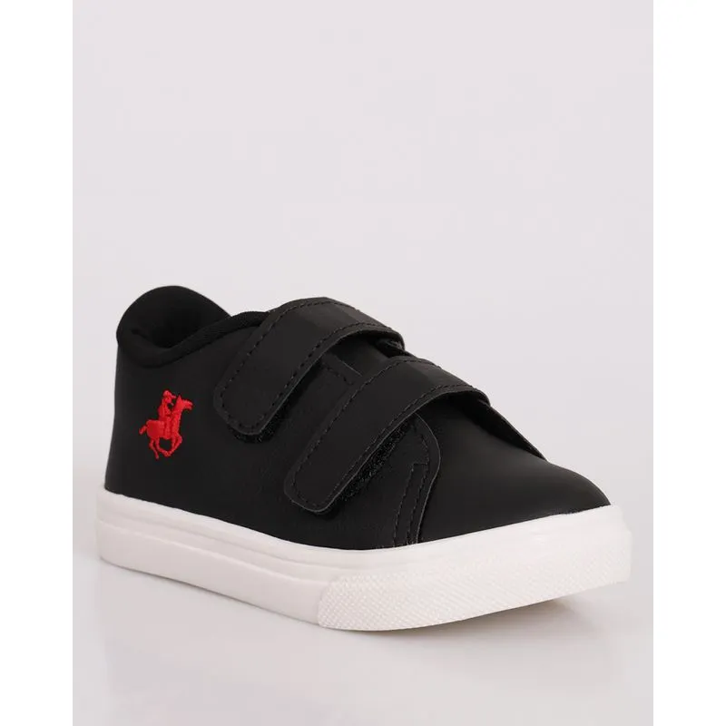 Tênis Bebê Casual Com Bordado Preto 25