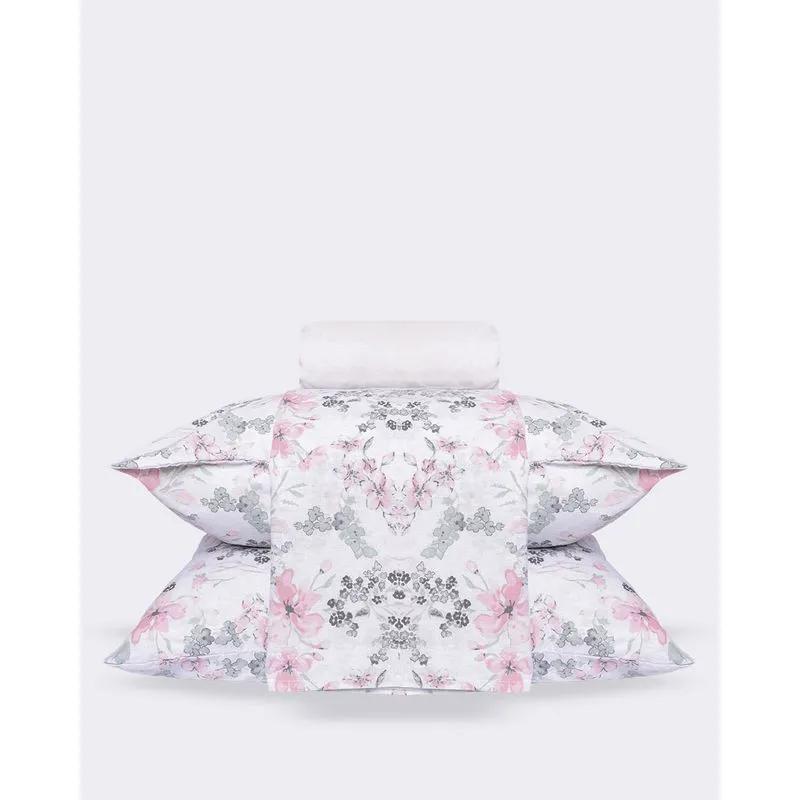 Jogo De Cama Queen Corttex Attuale 4 Peças Estampado Cinza UN