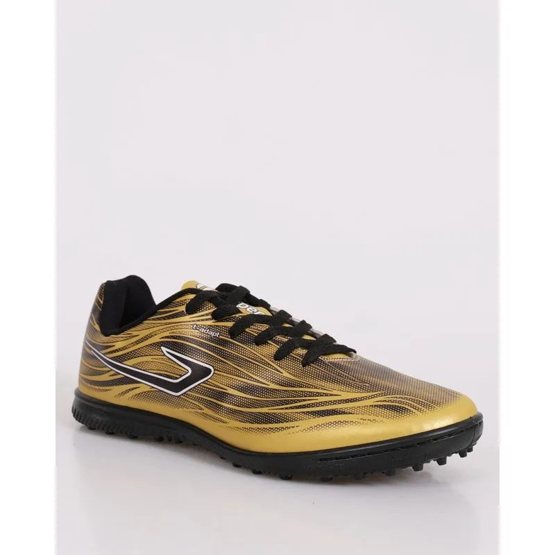 Chuteira Masculina Esportiva Topper Society Estampada Dourada 43