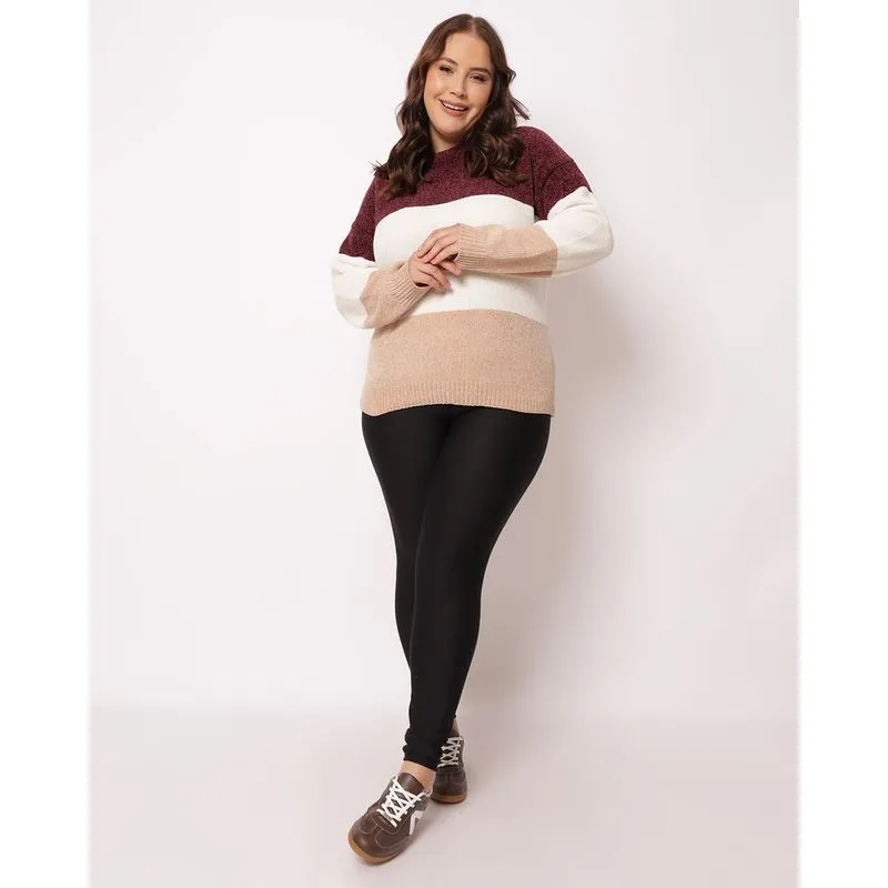 Calça Legging Plus Size Feminina Gorgurão Preta G3