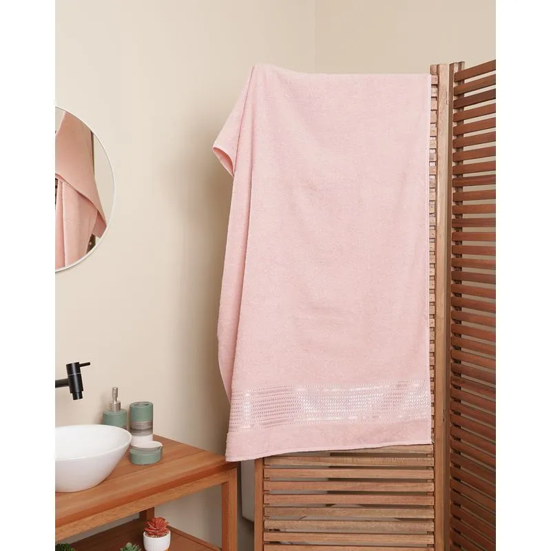 Toalha De Banho Camesa 70 cm x 1,40m Eletra Rosa UN