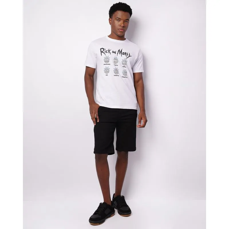 Bermuda Sarja Masculina Reta Com Bolsos Preta 36