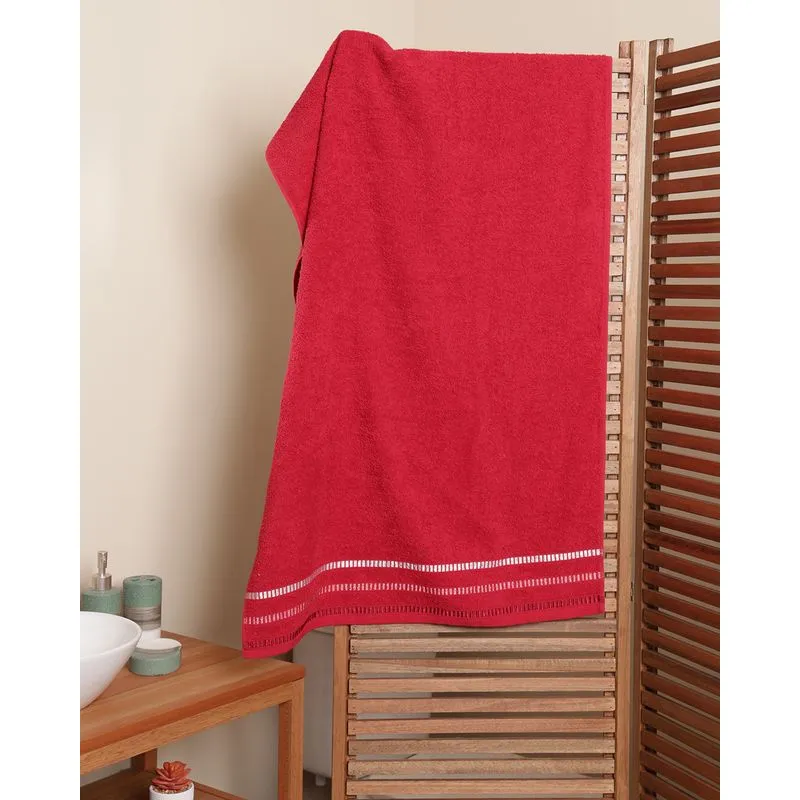 Toalha de Banho Corttex 65cm x 135cm Amalfi Vermelho UN