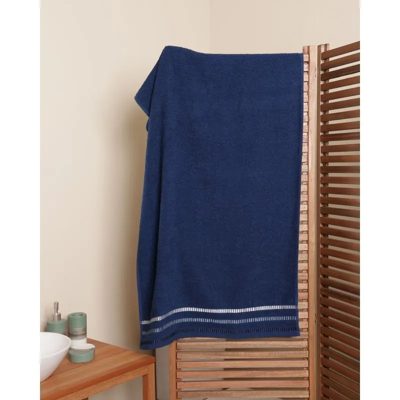 Toalha de Banho Corttex 65cm x 135cm Amalfi Marinho UN