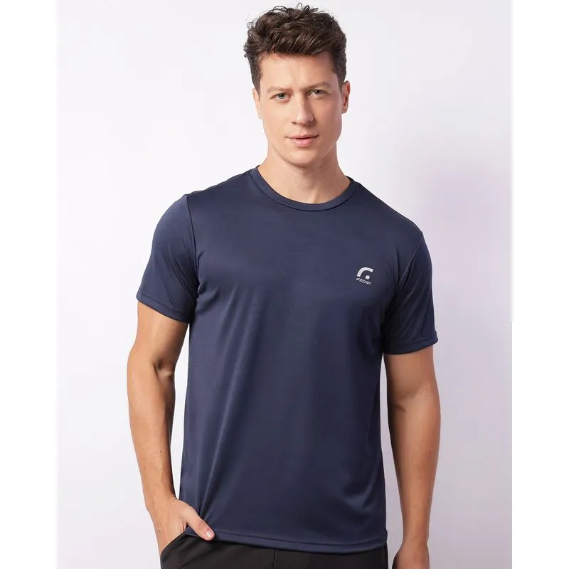 Camiseta Esportiva Masculina Fitter Dry Fit Manga Curta Marinho M
