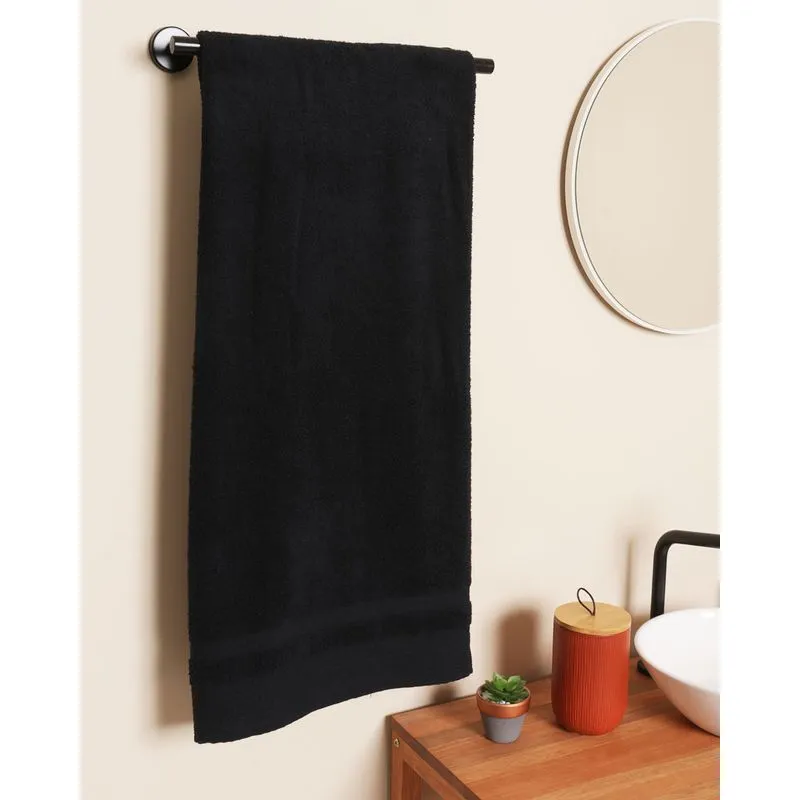 Toalha De Banho 68cm x 135cm Appel Cosmopolita Preta UN