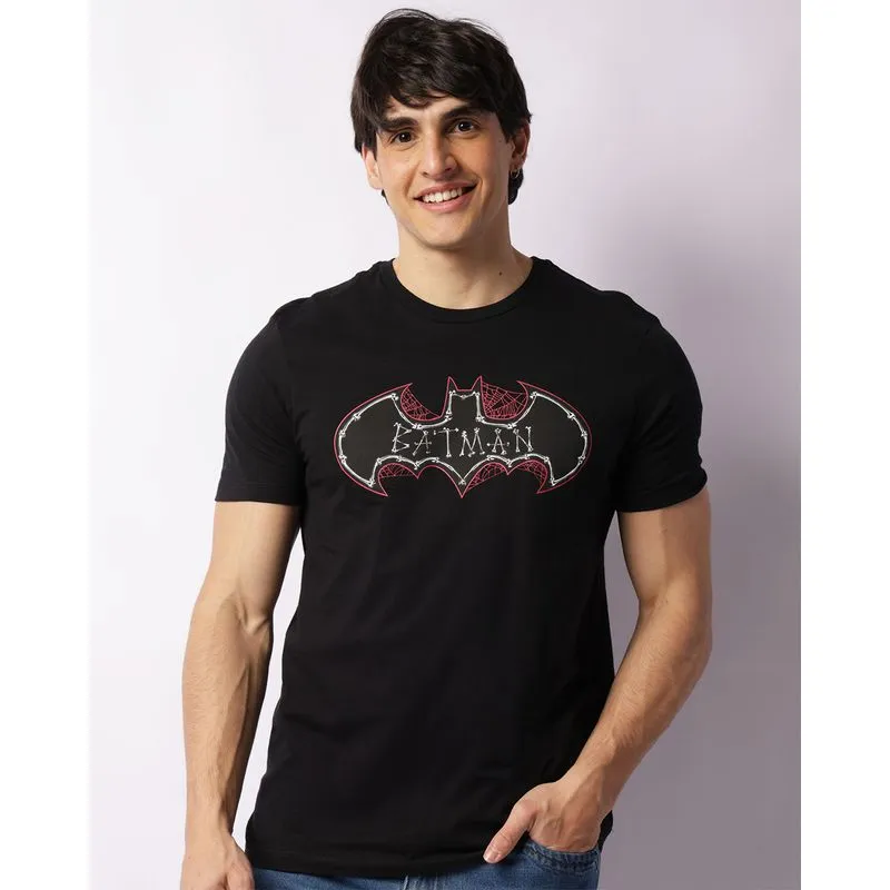 Camiseta Masculina Manga Curta DC Comics Batman Preta GG
