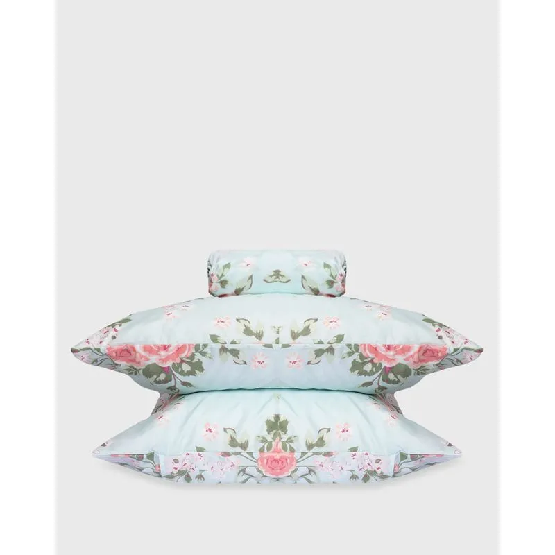 Jogo De Cama Casal 3 Peças Arte & Cazza Estampada Verde UN