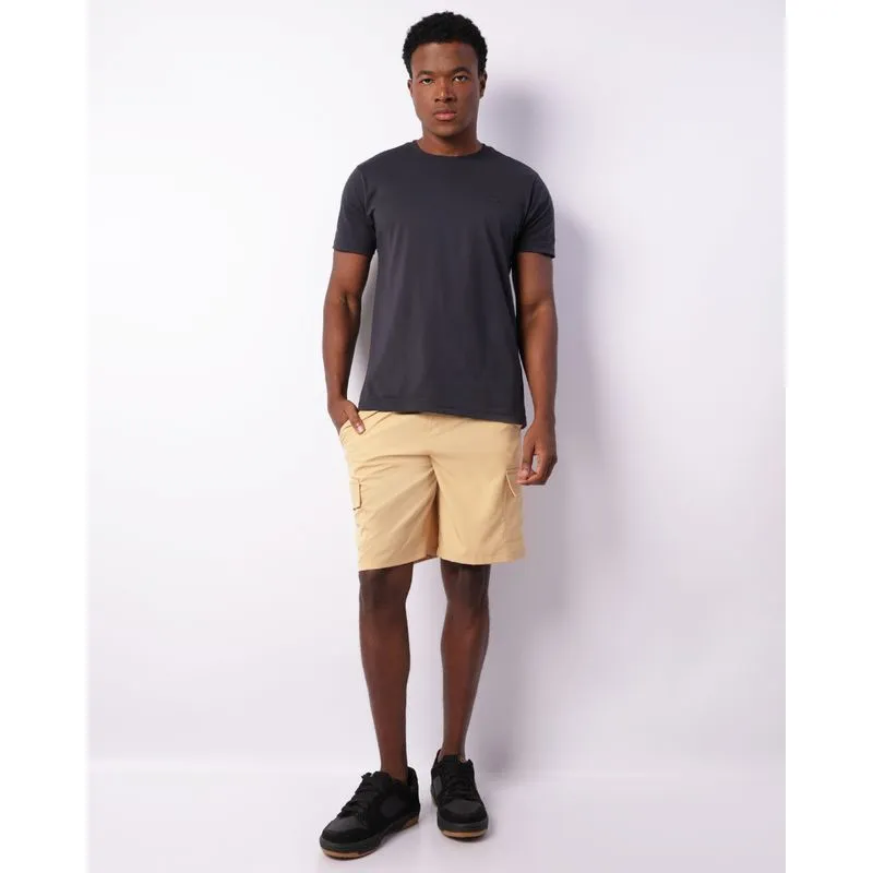 Bermuda Masculina Cargo Com Cordão Bege XGG