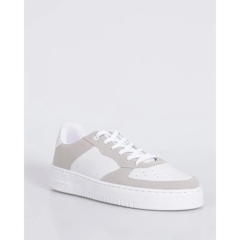 Tênis Masculino Casual Com Recortes Cinza 42