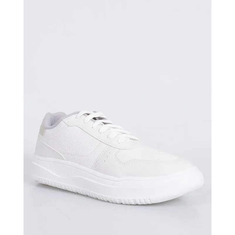 Tênis Masculino Casual Com Recortes Branco 40