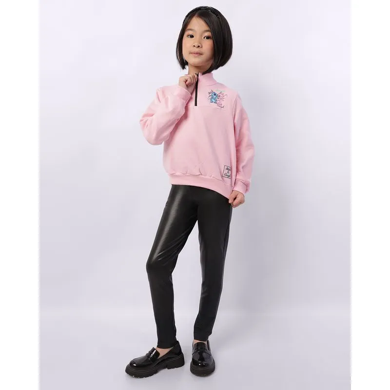 Calça Infantil Legging Cirrê Preta 8
