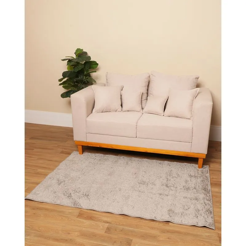 Tapete Kanyon Barrado Oasis 100cmx150cm Cinza UN