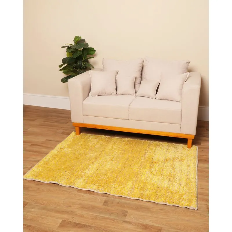 Tapete Kanyon Oasis 100cm X 150cm Felpudo Amarelo UN