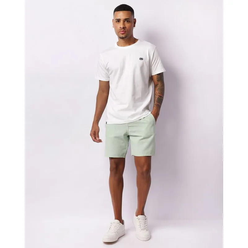 Bermuda Masculina Sarja Reta Com Bolsos Verde M