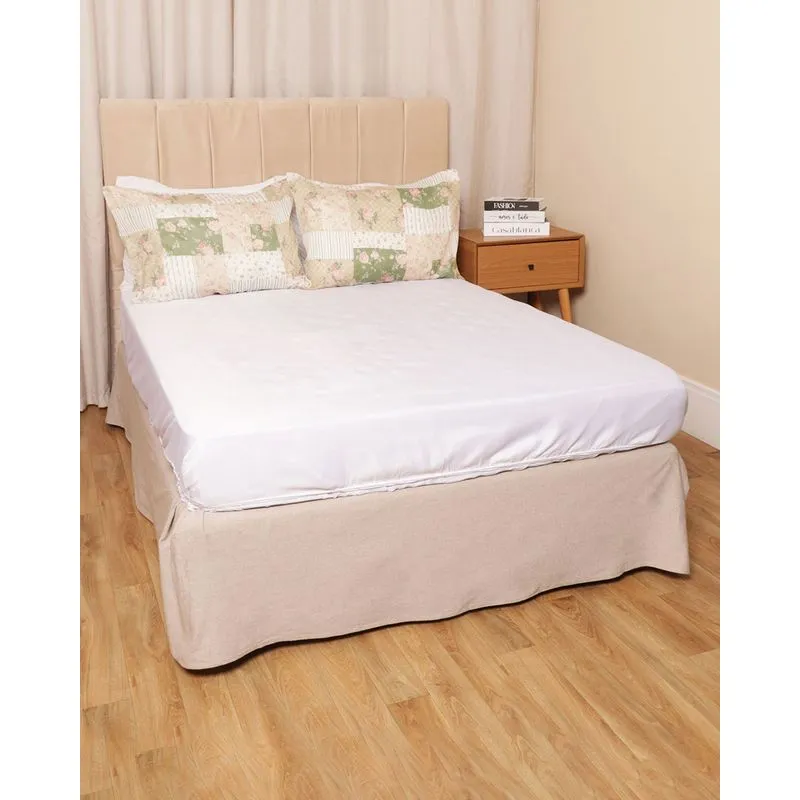 Jogo De Cama Casal 3 Peças Arte & Cazza Estampado Bege UN