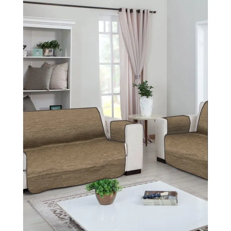 Kit Protetor Sofá 2 e 3 Lugares Branyl Chenille Verde UN