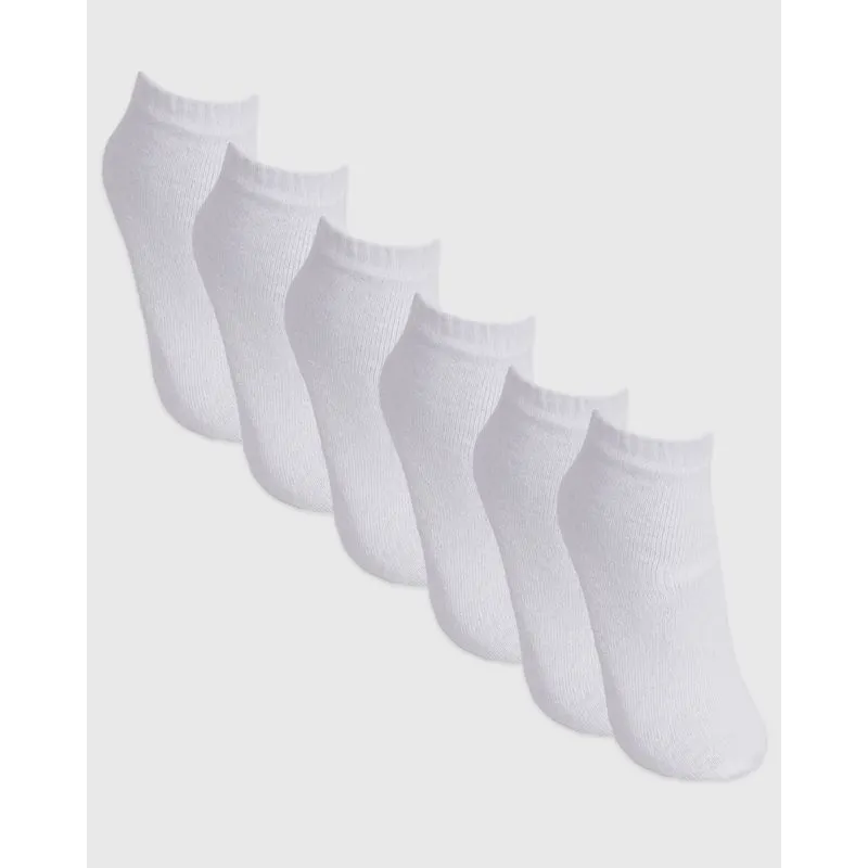 Kit Meia Feminina Cano Curto 6 Pares Fitter Branca 34 A 39