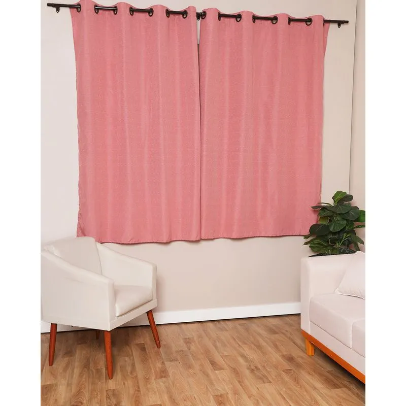 Cortina Isabel Branyl 180cmx200cm Rosa UN