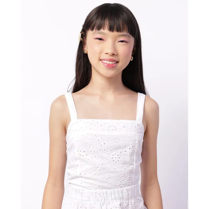 Regata Juvenil Cropped Laise Branca 10