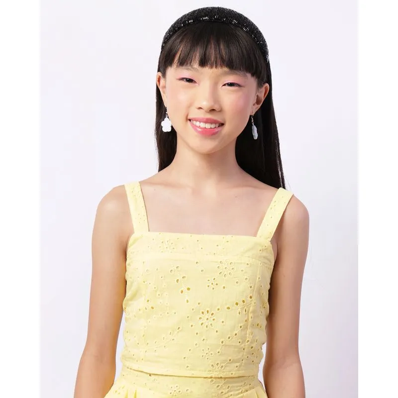 Regata Juvenil Cropped Laise Amarela 10