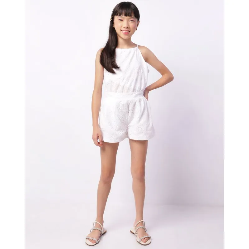 Short Juvenil Laise Pregas Branca 12