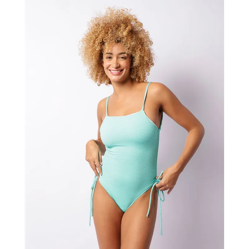 Maiô Feminino Texturizado Sem Bojo Verde GG