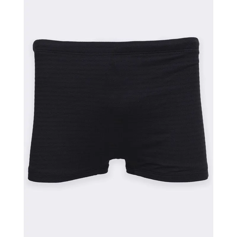 Sunga Boxer Masculina Texturizada Com Cordão Preta GG